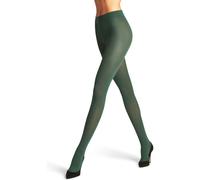 FALKE Damenstrumpfhose Pure Matt 50 DEN halb-blickdicht einfarbig Hunter Green M
