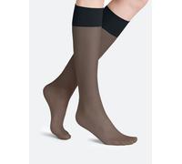 Falke Pure Matt 50 DEN Damenkniestrümpfe in blau in Größe: 39-42 für Damen