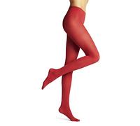 Falke Damenstrumpfhose Pure Matt 50 DEN – halb-blickdicht, einfarbig – Rot (Scarlet 8228) S-M
