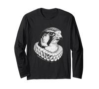 Falke Renaissance Portrait Vintage Edle Falken Kunst Langarmshirt