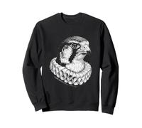 Falke Renaissance Portrait Vintage Edle Falken Kunst Sweatshirt