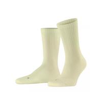 FALKE Unisex Socken Run Rib Crew U So Baumwolle Funktionsmaterial einfarbig 1 Paar, Beige Cream 4011, 44-45