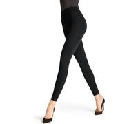 FALKE Damen Leggings Seamless Shaping W Le blickdicht einfarbig 1 Stück, Schwarz Black 3009, XL 46-48