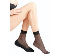 Falke Damen Socken Seidenglatt 15 DEN 39-42, Black (3009)