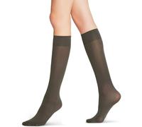 Falke Seidenglatt 40 DEN Damen Kniestrümpfe carbon (3275) 35-38