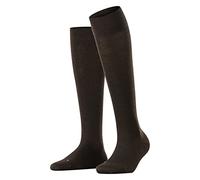 Falke Damen Kniestrümpfe Sensitive Berlin 46229-5230 Wolle/Baumwolle Komfortbund Dunkelbraun 39-42