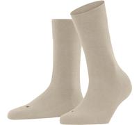 FALKE Damen Socken Sensitive London W So Baumwolle mit Komfortbund 1 Paar, Beige Linen Melange 4541, 39-42