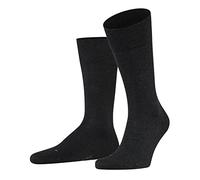 FALKE Herren Socken Sensitive London M So Baumwolle mit Komfortbund 1 Paar, Grau Anthracite Melange 3080, 47-50