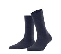 FALKE Damen Socken Sensitive London W So Baumwolle mit Komfortbund 1 Paar, Blau Dark Blue Melange 6688, 39-42