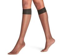 FALKE Damen Kniestrümpfe Shelina 12 DEN W Kh ultra-transparent einfarbig 1 Paar, Braun Brenda 5179, 35-38