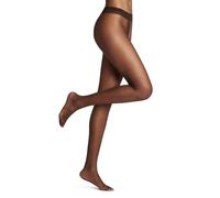 Falke Damenstrumpfhose Shelina 12 DEN W TI ultra-transparent einfarbig Braun Gr. S