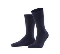 FALKE Herren Socken - Airport Plus, Kurzstrumpf, Freizeit- und Business-Socken, Unifarben Dunkelblau 47-48