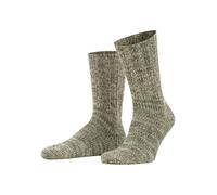 Falke Socken mit Strickmuster Modell 'Brooklyn' in Dunkelgruen, Größe 39-42
