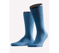 FALKE Herren Socken Family M So nachhaltige Baumwolle einfarbig 1 Paar, Blau Light Denim 6660, 39-42