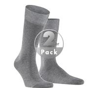 Falke Socken Herren Baumwolle grau, 39-42