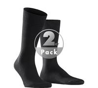 Falke Socken Herren Baumwolle schwarz, 39-42