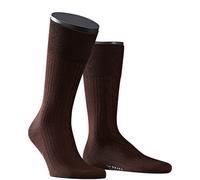 FALKE No. 7 Finest Merino Gentlemen Socken, Herren, 43-44, Braun, Uni, 14449-593005