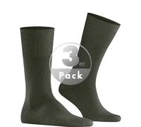 Falke Tagessocke Airport (klimaregulierend, hautsympathisch) grünmelange Herren - 1 Paar, Größe 45-46