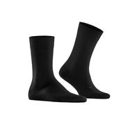 FALKE Herren Socken Stabilizing Wool Everyday Funktionsmaterial Schurwolle einfarbig 1 Paar, Schwarz (Black 3000), 43-44