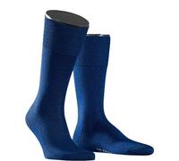 FALKE No. 6 Finest Merino & Silk Gentlemen Socken, Herren, 43-44, Blau, Uni, 14451-600005
