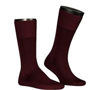 FALKE No. 6 Finest Merino & Silk Gentlemen Socken, Herren, 43-44, Rot, Uni, 14451-859605