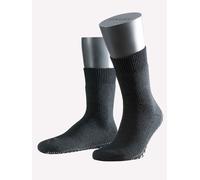 FALKE Stoppersocken Homepads M Hp Wolle Baumwolle rutschhemmende Noppen 1 Paar, Schwarz Black 3000, 43-46