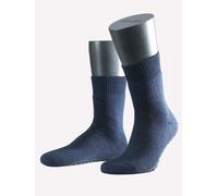 FALKE Stoppersocken Homepads M Hp Wolle Baumwolle rutschhemmende Noppen 1 Paar, Blau Marine 6120, 47-50
