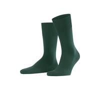 FALKE Herren Socken ClimaWool M So Wolle Lyocell einfarbig 1 Paar, Grün Hunter Green 7441, 47-48