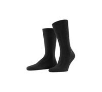 FALKE Herren Socken Lhasa Rib M So Wolle Kaschmir einfarbig 1 Paar, Schwarz Black 3000, 39-42