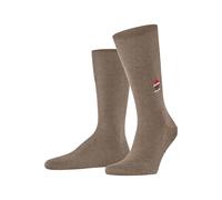 FALKE Herren Socken Airport M So Wolle Baumwolle einfarbig 1 Paar, Braun Nutmeg Melange 5410 Santa Chimney, 41-42
