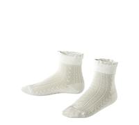 Falke Kinder Socken Romantic Net Baumwolle Weiß/Off-White Größe 27-30