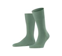 FALKE Herren Socken Airport M So Wolle Baumwolle einfarbig 1 Paar, Grün Sage 7538, 45-46