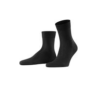 FALKE Herren Socken Tiago M Sso nachhaltige Fil D'Ecosse Baumwolle einfarbig 1 Paar, Schwarz Black 3000, 41-42