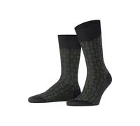 FALKE Herren Socken Artwork Tie M So Baumwolle gemustert 1 Paar, Schwarz Black 3000, 45-46