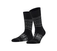 Socken FALKE "Sky Limit", Damen, Gr. 39-42, schwarz (schwarz (3000)), Obermaterial: 30% Wolle WO. 28% Polyamid PA. 25% Viskose CV. 17% Kaschmir WS., Socken Socken (69569265-39) schwarz (3000)