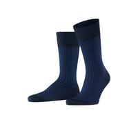 FALKE Herren Socken Oxford Stripe M SO Baumwolle gemustert 1 Paar, Blau (Space Blue 6116), 39-40