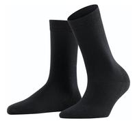 Falke Socken Softmerino Damen einfarbig Schwarz Wolle & Baumwolle Größe 41-42