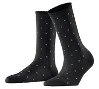 Falke Socken Spike Dot Damen Baumwolle gemustert Schwarz Größe 40,5 1 Paar