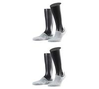 FALKE Sport Spirit Unisex Sneaker Cool Kick Invisible 2er Pack,Hell GRAU,39-41