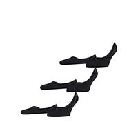 Falke Herren-Füßlinge Invisible Step Medium Cut – 3er-Pack Baumwolle, unsichtbar – Schwarz 47/48