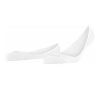 Falke Damen Füßlinge Invisible Step Medium Cut W – Baumwolle, unsichtbar, Weiß, Gr. 41-42