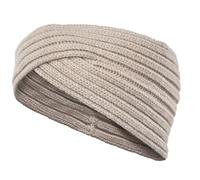 Falke Stirnband (hochwertige Schurwolle) - beige - 1 Stück, Größe OneSize