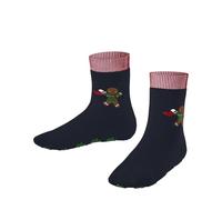 FALKE Stoppersocken Catspads K Hp Baumwolle rutschhemmende Noppen 1 Paar, Blau Space Blue 6116 Gingerbread Friends, 27-30