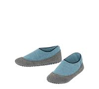 FALKE Stoppersocken Cosy Slipper K Hp Wolle rutschhemmende Noppen 1 Paar, Blau Key Largo 6852, 23-24