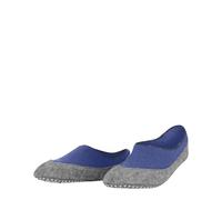 FALKE Damen Cosyshoe Invisible W Hp Wolle Rutschhemmende Noppen Stoppersocken, Blau Water 6550, 37/38 EU