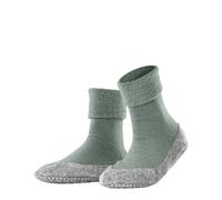 Falke Damen Stoppersocken Cosyshoe W - Wolle, rutschhemmende Noppen - Grün (Peppermint 7477) 39-40
