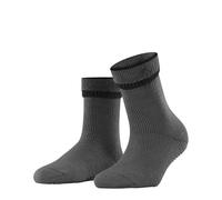 FALKE Damen Cuddle Pads W Hp Baumwolle Wolle Rutschhemmende Noppen Stoppersocken, Grau Flanell 3210, 39/42 EU