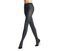 FALKE Strickstrumpfhose COTTON TOUCH graphite grau | S/M