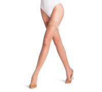 FALKE Damen Shelina 12 Den W STU Ultra-transparent Einfarbig 1 Paar Stay-Ups, Huidskleur (Sun 4299), S