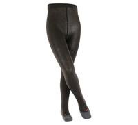 FALKE Unisex Kinder Strumpfhose Active Warm K Ti Wolle Funktionsmaterial dick einfarbig 1 Stück, Schwarz Black 3000, 152-164
